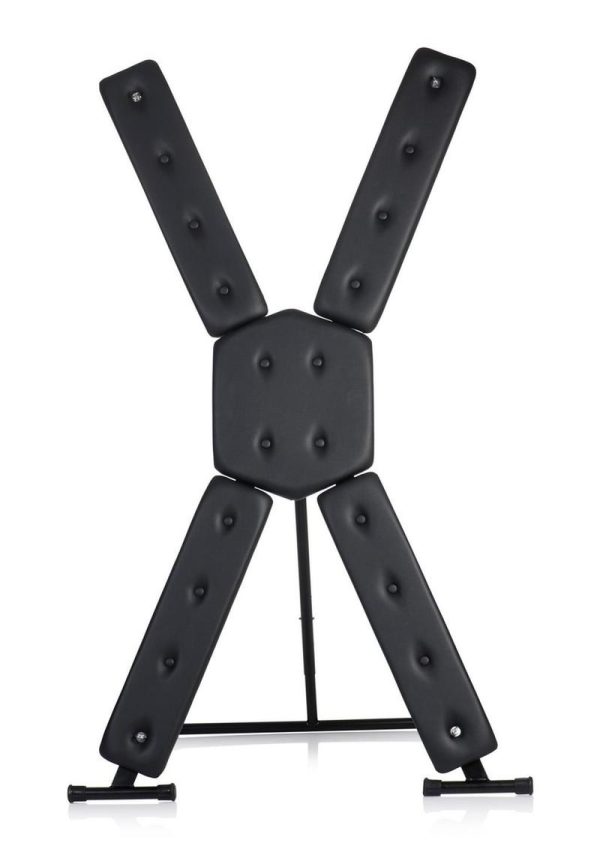 Master Series St. Andrew`s Cross Deluxe - Black