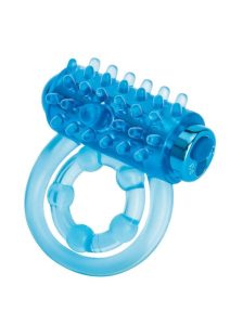 Bodywand Rechargeable Silicone Classic Duo Ring - Blue
