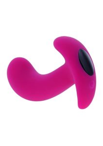 Selopa Hooking Up Rechargeable Silicone Anal Plug with Remote Control - Pink