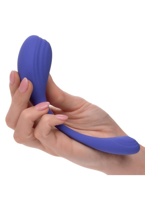 CalExotics Connect Kegel Exerciser Rechargeable Silicone App Compatible Stimulator with Remote Control - Purple