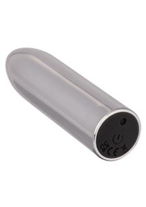 Turbo Buzz Classic Rechargeable Mini Bullet - Silver