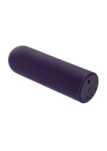 Turbo Buzz Rechargeable Rounded Mini Bullet - Purple