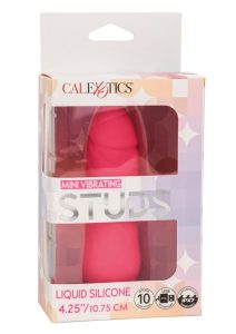 Studs Rechargeable Silicone Mini Vibrator - Pink