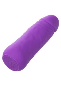 Studs Rechargeable Silicone Mini Vibrator - Purple