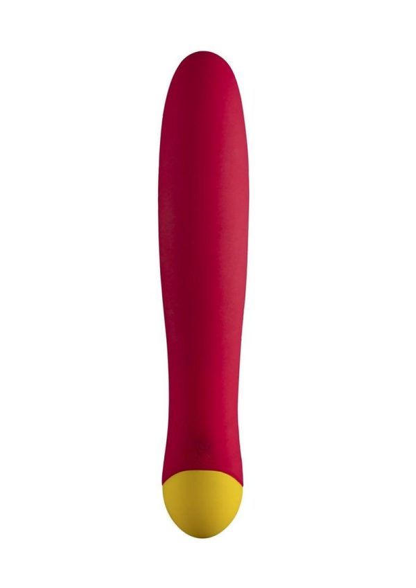 Romp Jazz Rechargeable Silicone Rabbit Vibrator - Red