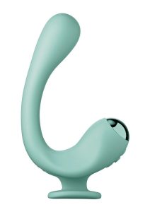JimmyJane Reflexx Rabbit 2 Rechargeable Silicone Vibrator - Teal