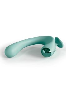 JimmyJane Reflexx Rabbit 2 Rechargeable Silicone Vibrator - Teal