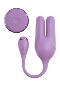JimmyJane Form 2 Kegel Rechargeable Silicone Stimulator with Remote Control - Purple