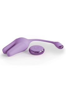 JimmyJane Form 2 Kegel Rechargeable Silicone Stimulator with Remote Control - Purple