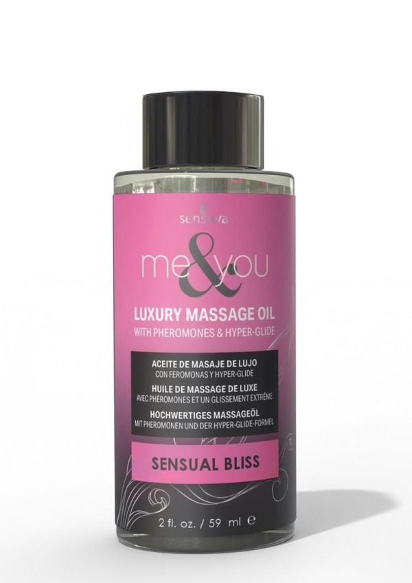 Me and You Pheromone Infused Luxury Massage Oil Sensual Bliss 2oz