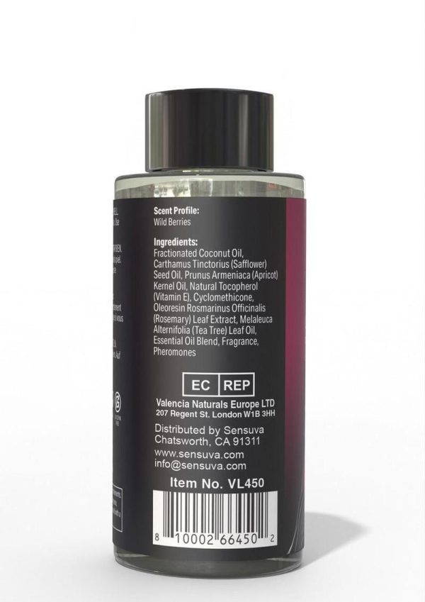 Me and You Pheromone Infused Luxury Massage Oil Berry Flirty 2oz