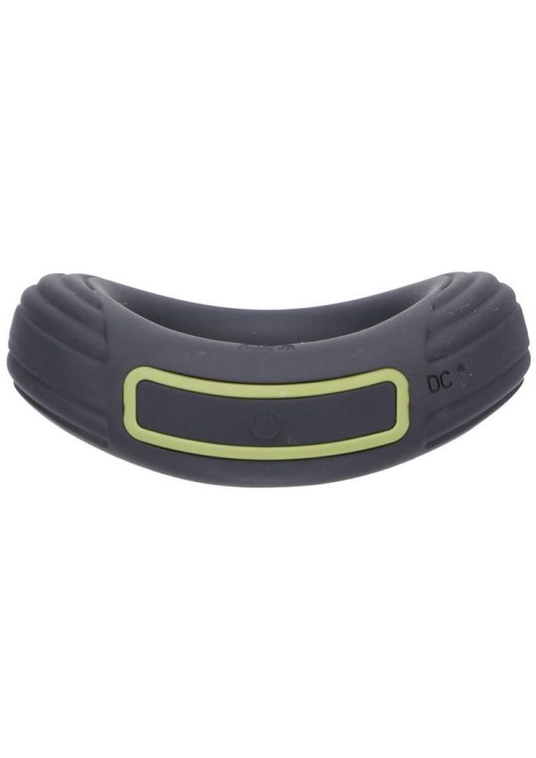 Fort Troff Rev Cock Throbber Rechargeable Silicone Cock Ring - Large - Black