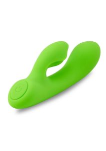 Nu Sensuelle Jolie Nubii Rechargeable Silicone Mini Heating Rabbit - Lime Green