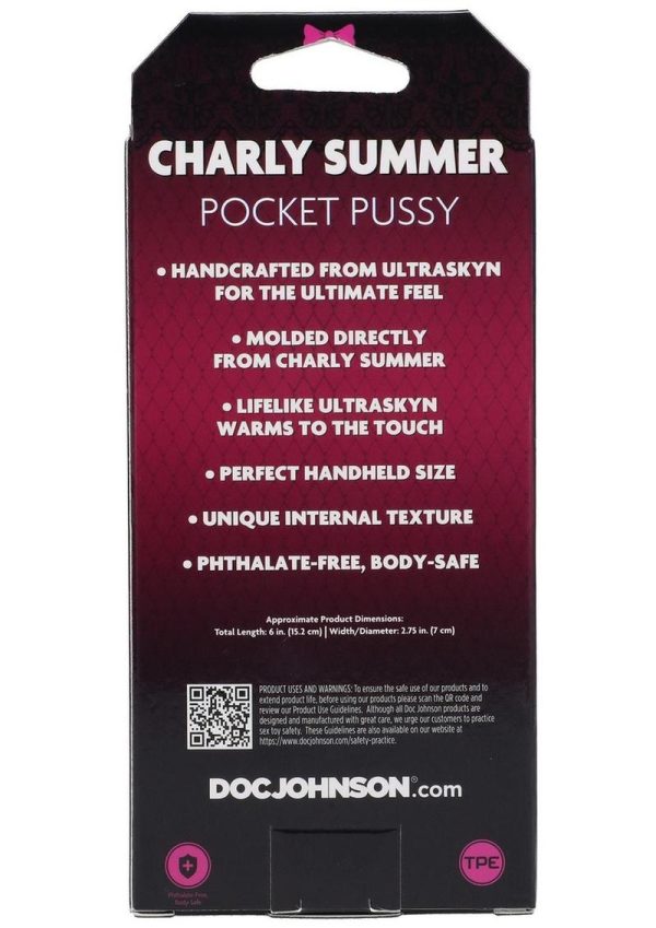 Signature Strokers Charly Summer Ultraskyn Pocket Masturbator - Pussy - Vanilla