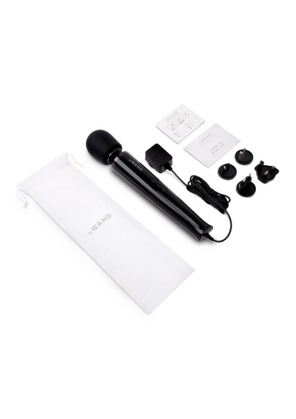 Le Wand Plug-in Massager - Sky Black