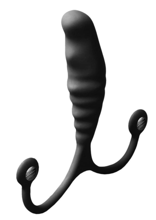 Aneros PSY Silicone Perinium and K-Spot Massager - Black/Red
