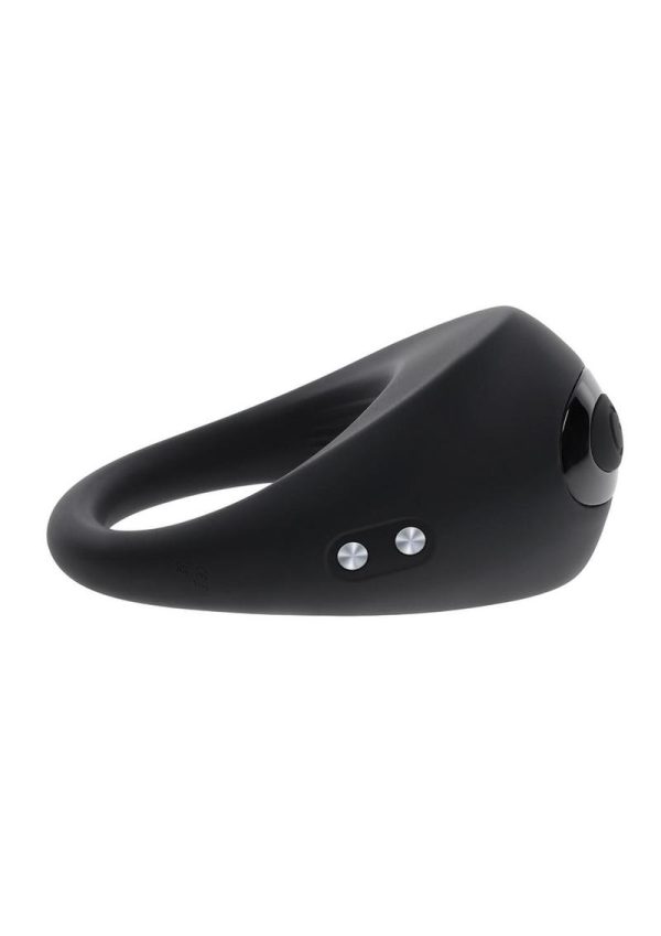Gender X Teamwork Rechargeable Silicone Anal Plug with Remote Control - Black