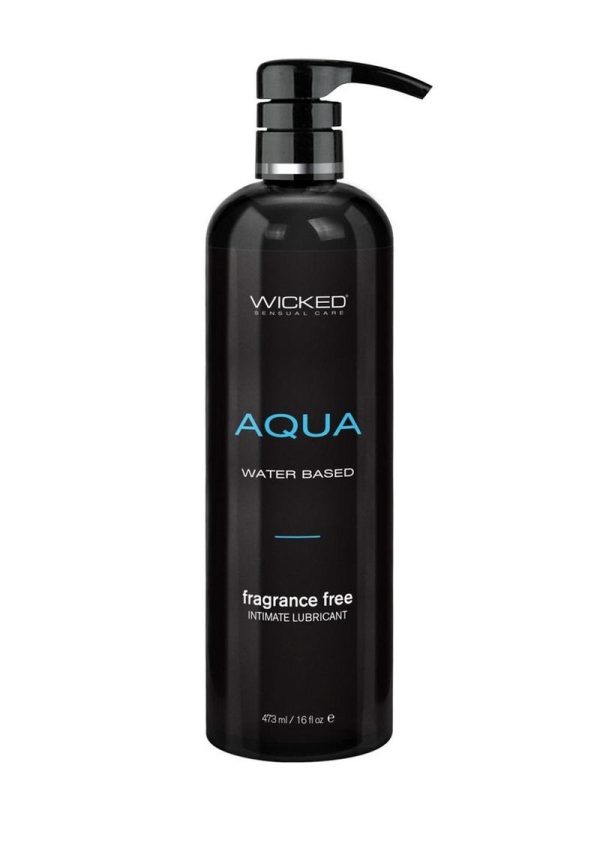 Wicked Aqua Water Based Lubricant Fragrance Free 16oz