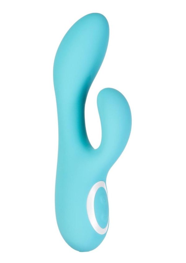 Wonderlust St Tropez Rechargeable Silicone Rabbit Vibrator - Teal