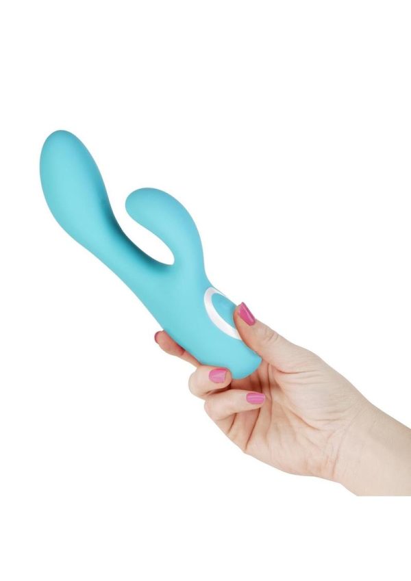 Wonderlust St Tropez Rechargeable Silicone Rabbit Vibrator - Teal