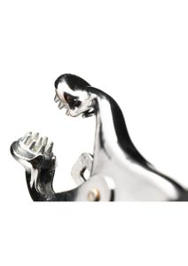 Master Series Tyrant Spiked Clover Nipple Clamps - Silver