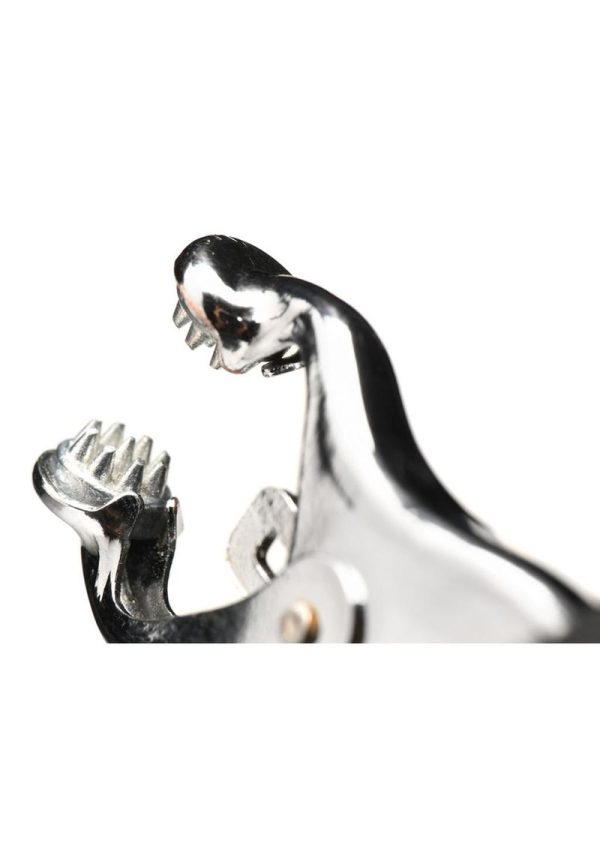 Master Series Tyrant Spiked Clover Nipple Clamps - Silver