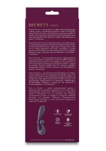 Secrets Forte Rechargeable Silicone Rabbit Vibrator - Purple