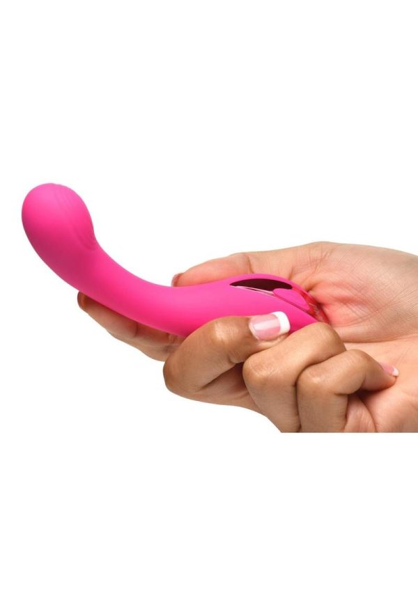 Bang! G-Spot Rechargeable Silicone Vibrator - Pink