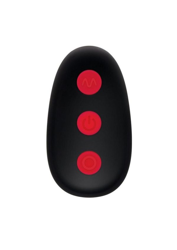 Envy Toys Trembler Vibrating Rechargeable Silicone Stamina Ring with Remote Control - Black