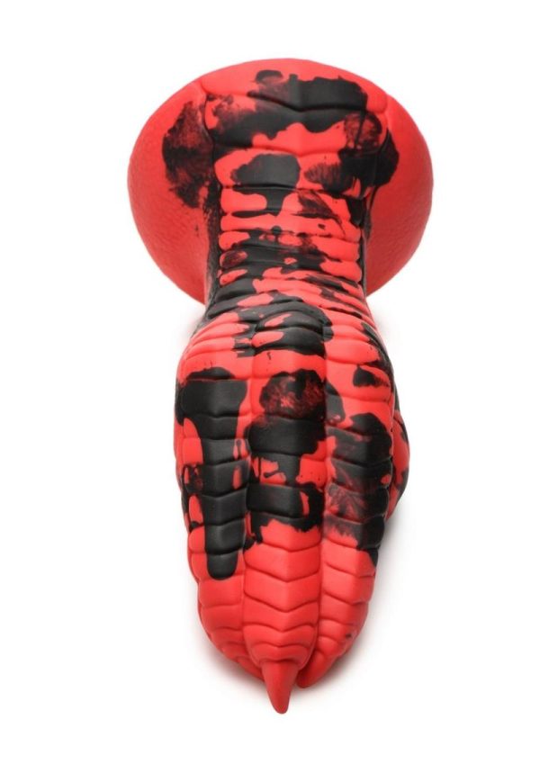 Creature Cocks Demon Claw Fisting Silicone Dildo - Red/Black