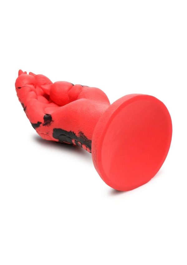 Creature Cocks Demon Claw Fisting Silicone Dildo - Red/Black