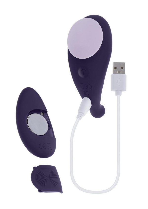 Panty Party Rechargeable Silicone Panty Vibrator with Remote Control - Purple