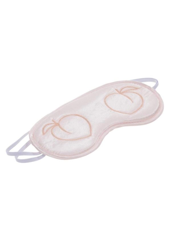 Sex and Mischief Peaches n CreaMe Blindfold Ivory/Orange