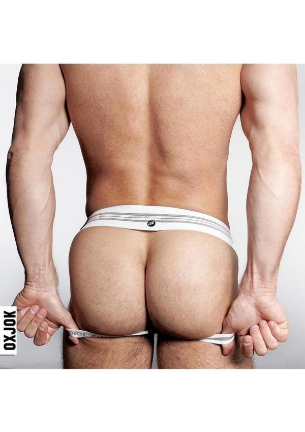 Slingjock Slider Jock Strap - White Snow - Large
