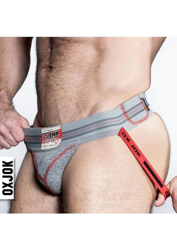 Champ Vintage Sweatshirt Jock - Gray Heather - Small