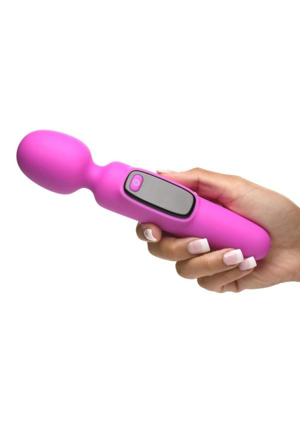 Bang! Digital Rechargeable Silicone Wand - Purple