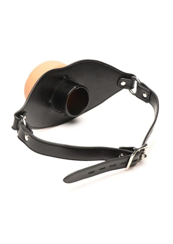 Master Series Ass Face Mouth Gag - Vanilla/Black
