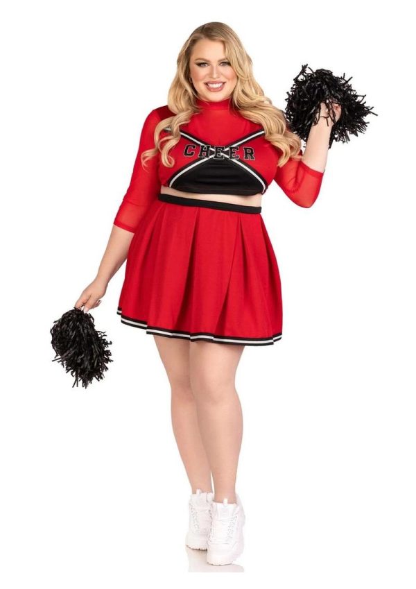 Leg Avenue Varsity Babe Set Crop Top with Cheer Logo
