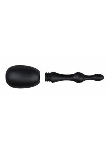 AquaClean 150ML One Way Valve Douche with Anal Bead Nozzle - Black