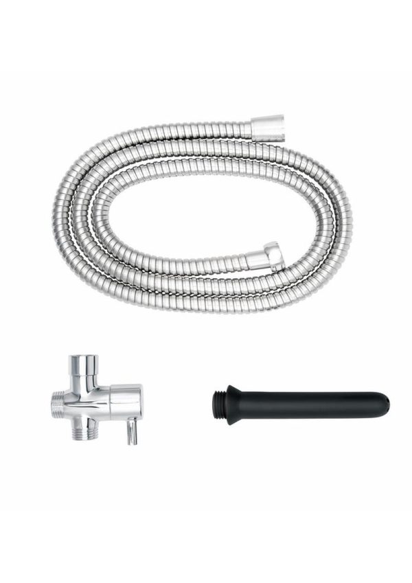 AquaClean Shower Douche System with Diverter - Black