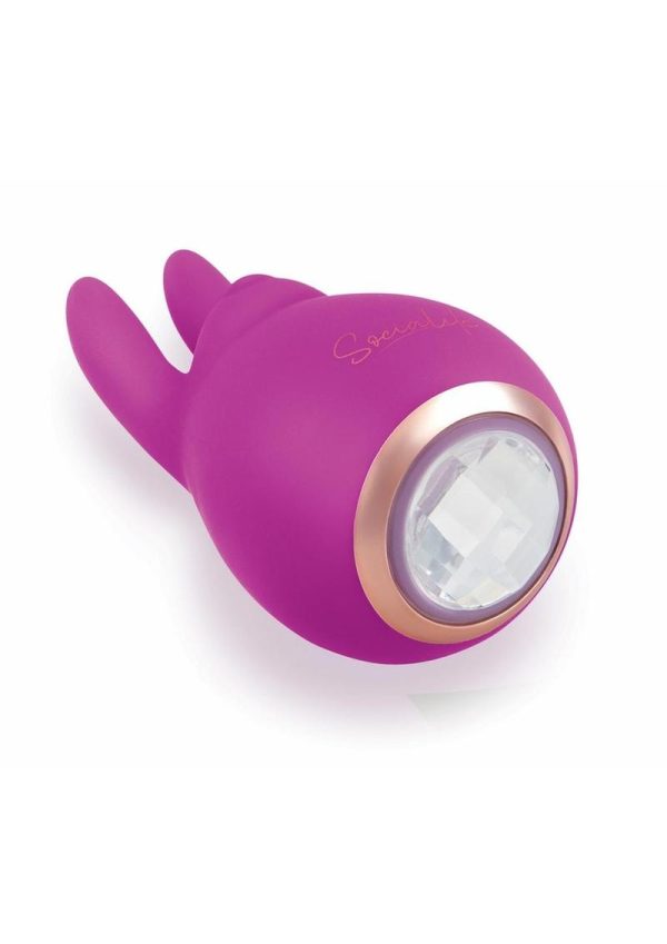 Bodywand Socialite Eden Rechargeable Silicone Clit Stimulator - Purple/Gold