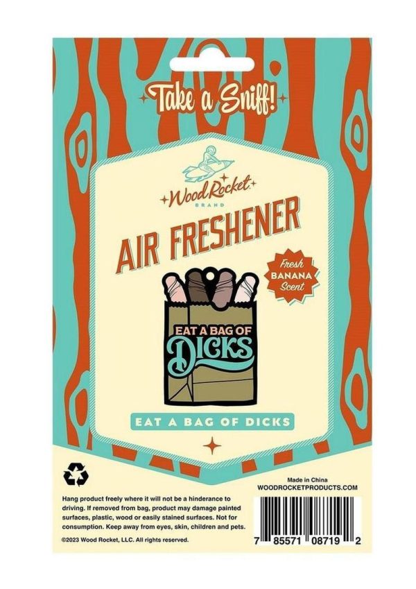 Eat a Bag of Dicks Air Freshener - Multicolor
