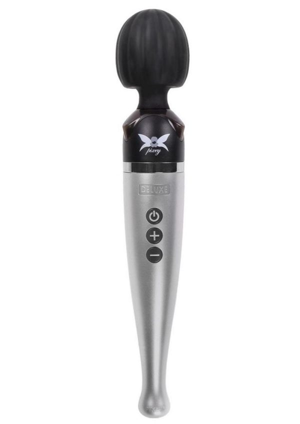 Pixey Deluxe Rechargeable Wand - Silver
