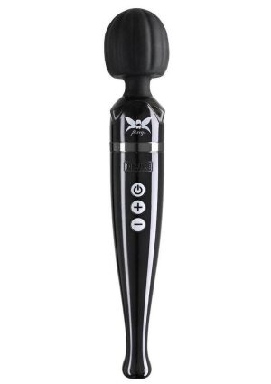 Pixey Deluxe Rechargeable Wand - Black Chrome