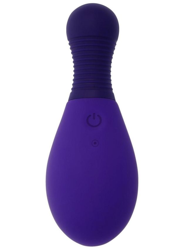 Selopa Egg on Me Rechargeable Silicone Egg Vibrator with Remote Control - Purple