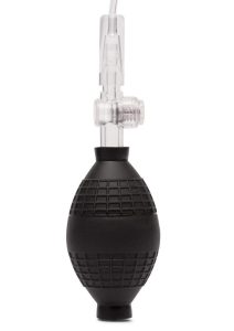 Lux Fetish Clitoral Pump with Release - Clear/Black