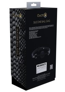 Ouch! Florence Collection Silicone Ball Gag - Black