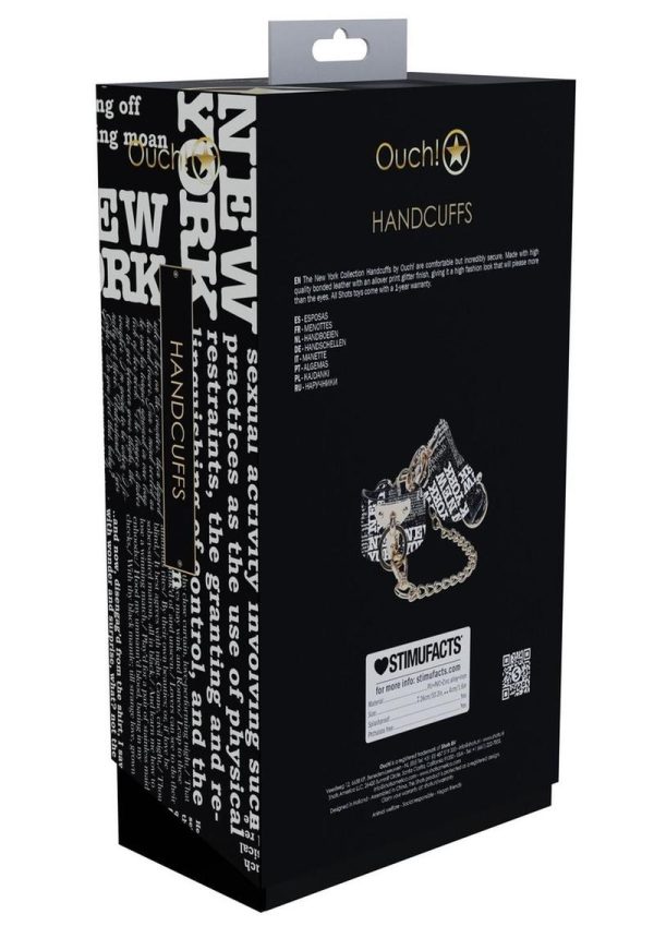 Ouch! NY Collection Handcuffs - Black