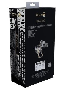 Ouch! NY Collection Leg Cuffs - Black