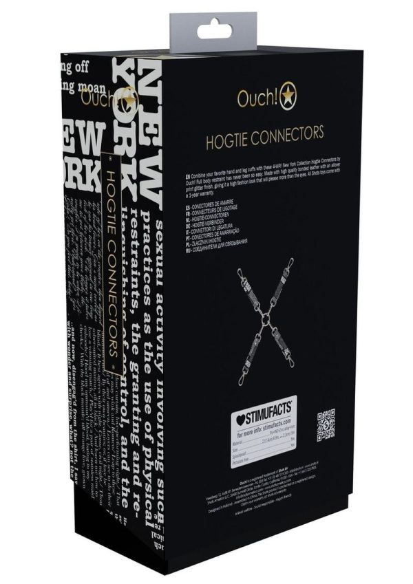 Ouch! NY Collection Hogtie Connectors - Black
